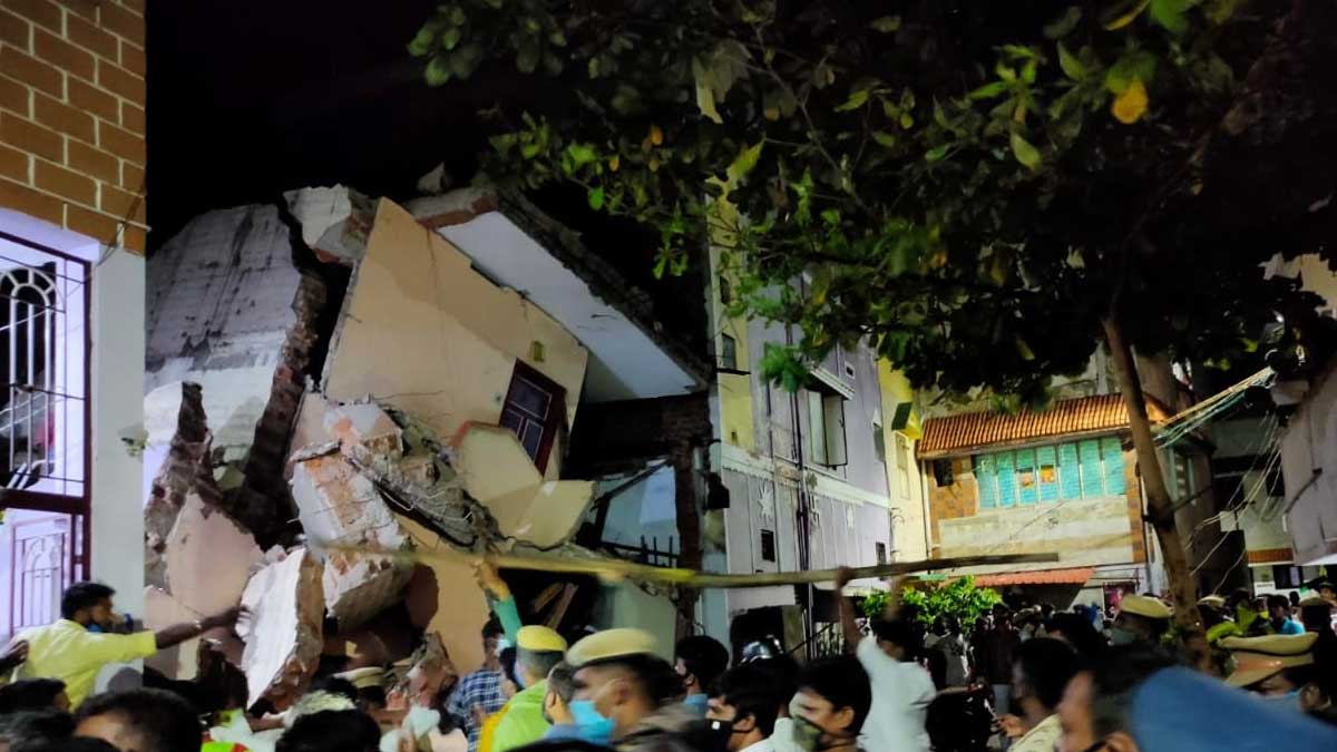 Coimbatore Building Collapsed Yesterday :  Two found Dead