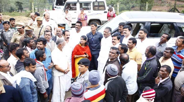 Deputy CM O Panneerselvam Visit Rain-Affected Nilgiris to speed up relief work