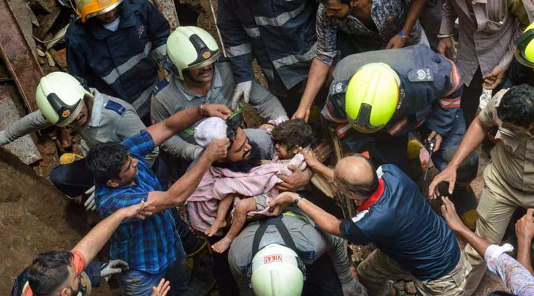 Mumbai Building Collapse Tearful Faces Emerge Out of the Debris After 18 Hours Only to Find Their Family Dead