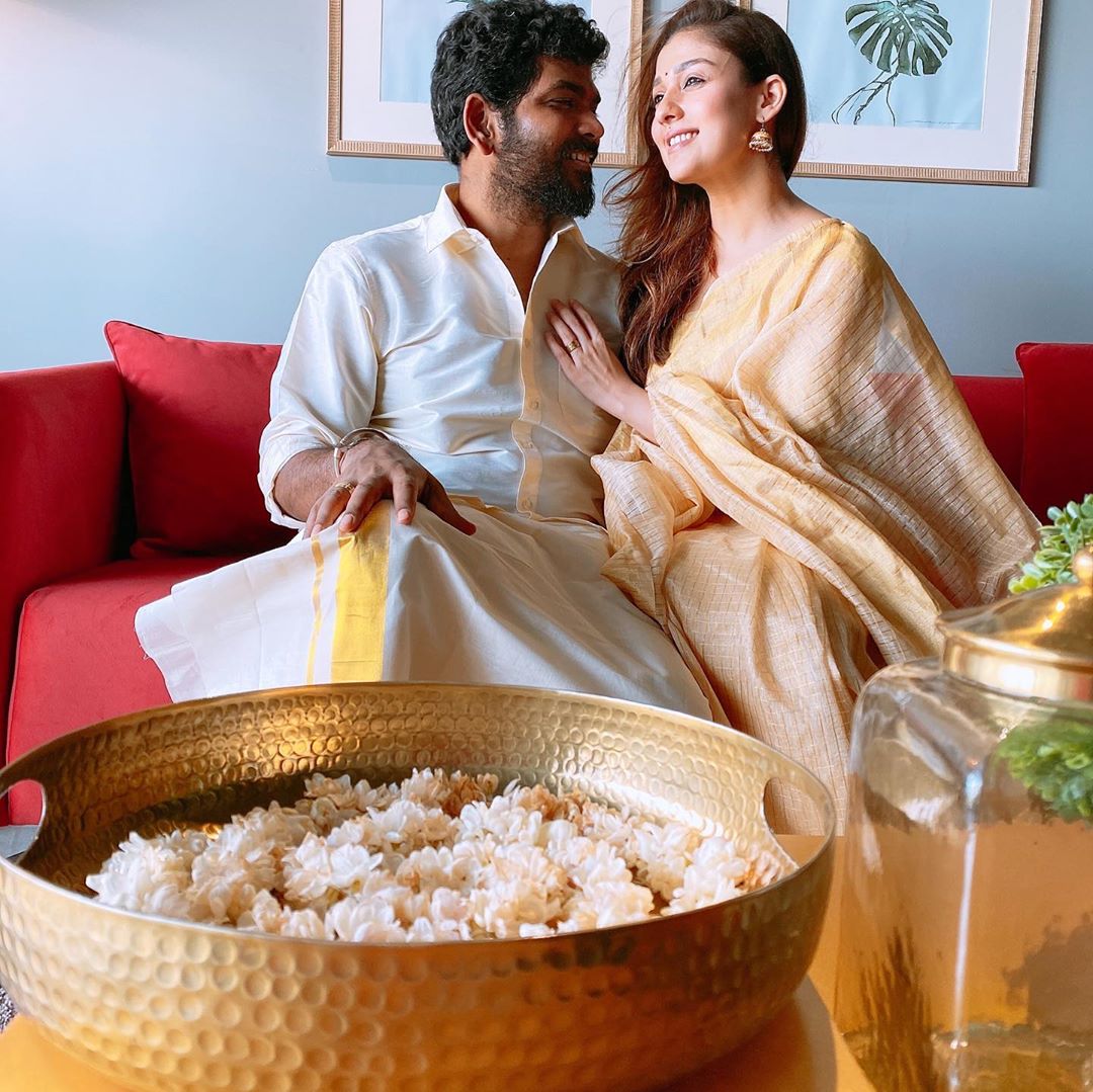 Nayanthara and Vignesh Shivan Onam Celebration Photos, Kochi