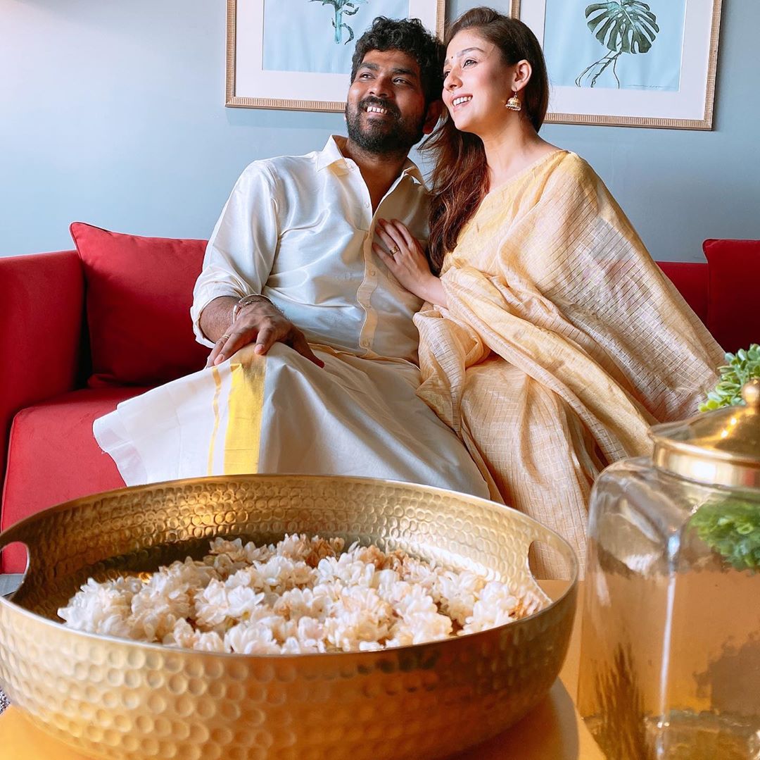 Nayanthara and Vignesh Shivan Onam Celebration Photos, Kochi