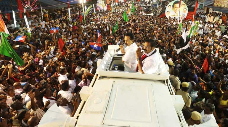 DMK Leader Stalin in Vellore: Water Shortage, Youth Unemployment and his party MPs Achievement