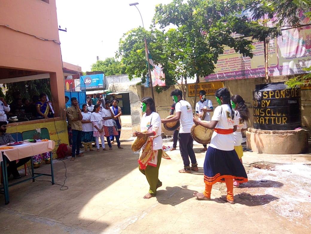 Plastic Perils Well Explained by Corporation School Students Guided by Agaram foundation