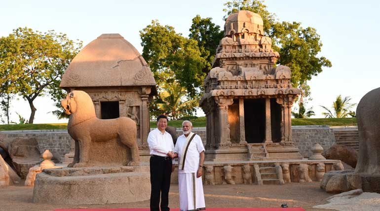 China President Xi Jinping and PM Modi held informal meetings in Mamallapuram