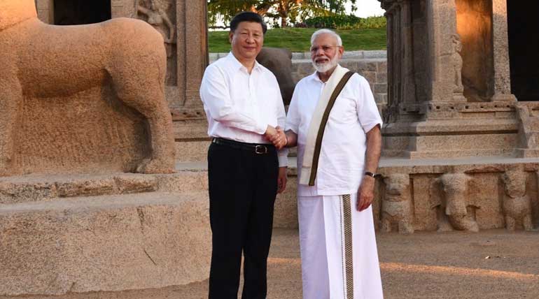 China President Xi Jinping and PM Modi held informal meetings in Mamallapuram