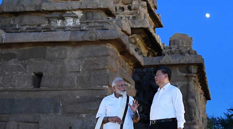 China President Xi Jinping and PM Modi held informal meetings in Mamallapuram