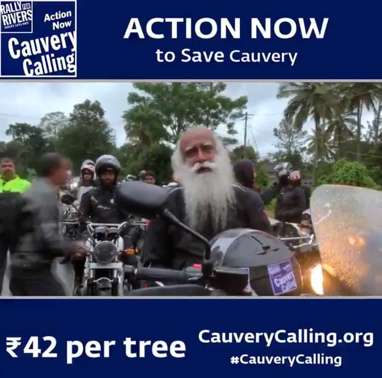 Sadhguru Calling You Through CAUVERY CALLING to Save Cauvery and Farmers