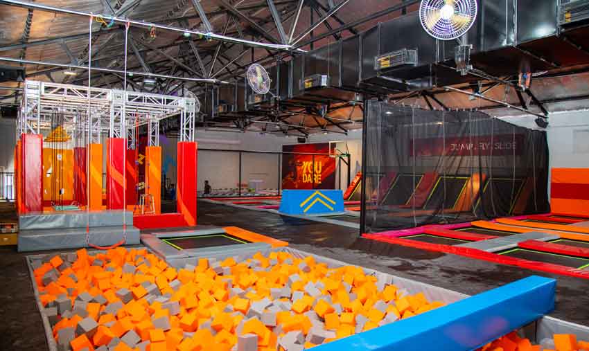 New Trampoline Park for Kids and Students in Coimbatore by OxyZone Adventure Park