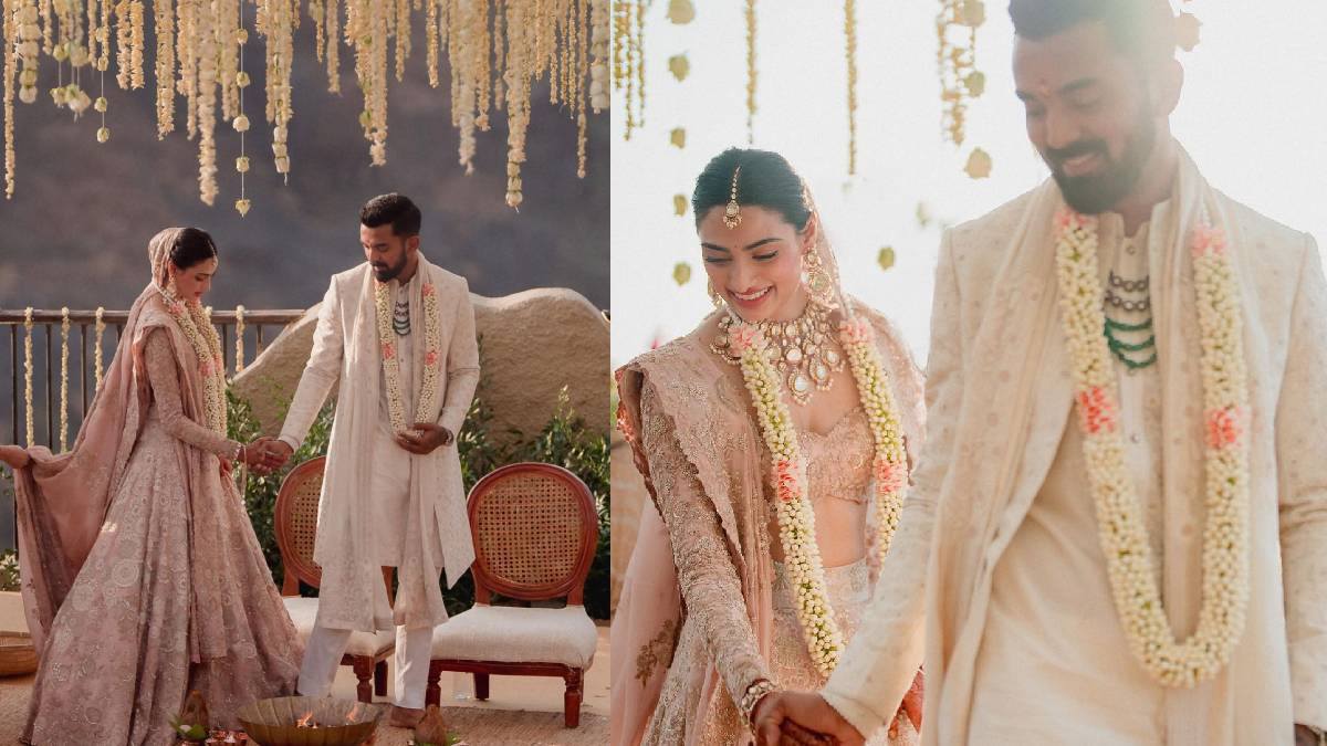 Cricketer KL Rahul And Athiya Shetty Wedding Photos Go Viral