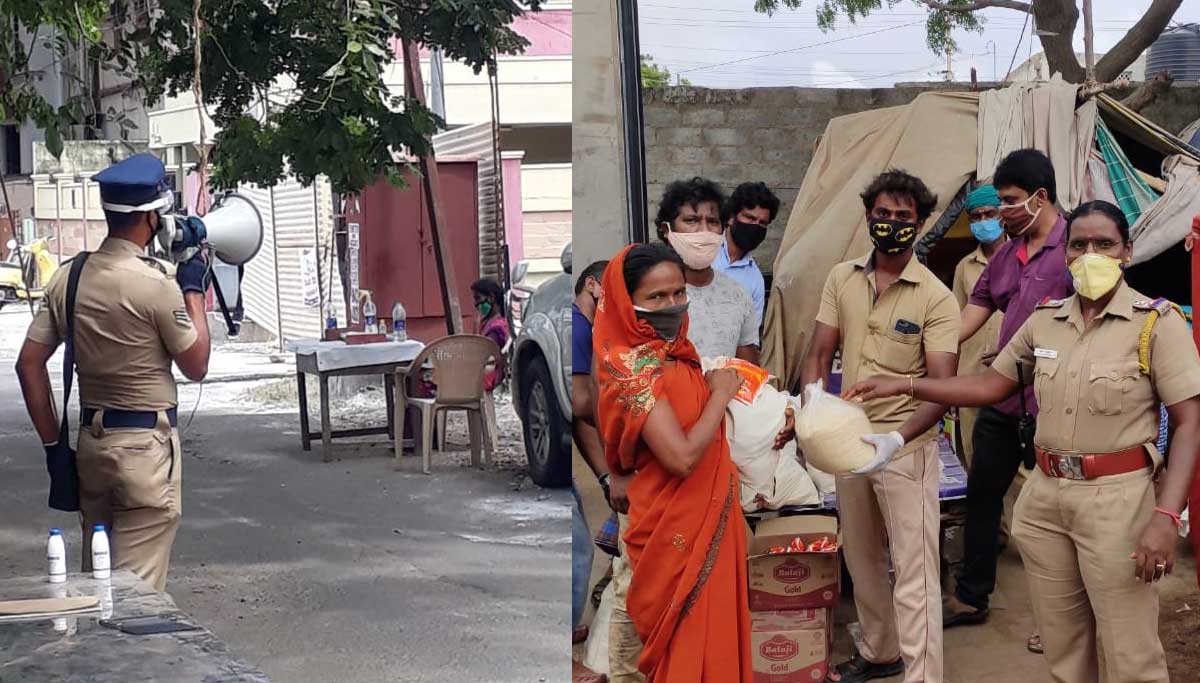 Coimbatore Police the Saviors of the People from COVID 19