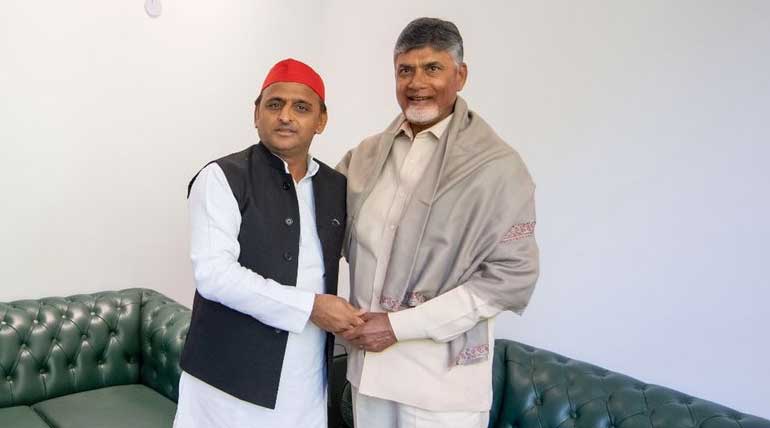 Chandrababu Naidu meeting Akhilesh