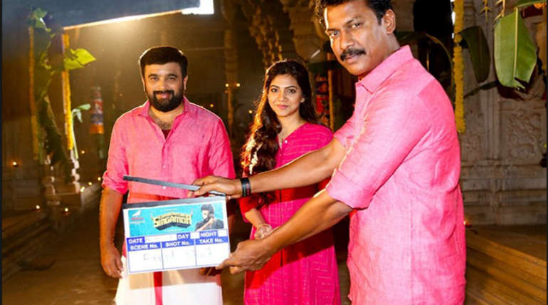 Sasikumar and Madonna Sebastian in Kombu Vacha Singamda