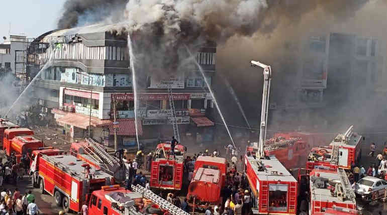 Surat Building Fire Updates