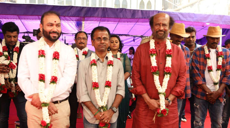 Darbar Movie Pooja Still