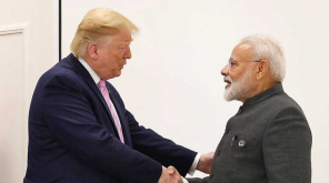 G20 Summit 2019 Modi and Trump. Image PM Narendra Modi