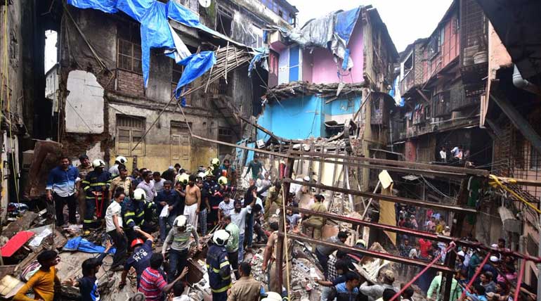 Mumbai Building Collapse Dongri. Image @SumaiyaSolanki