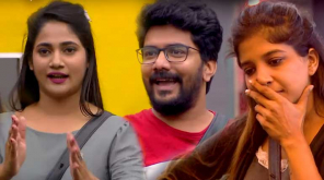 Bigg Boss Tamil 3 Day 24 Triangle Story of Sakshi Losliya Kavin. Image Credit Vijay Television Hotstar