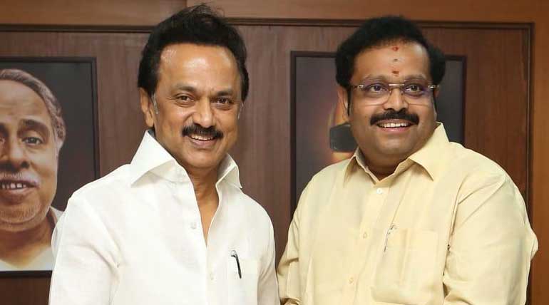 DMK Nominates Kathir Anand. Photo Kathir Anand