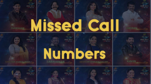 Bigg Boss Tamil Season 3 Vote Contestants Missed Call Numbers. Image Credit Vijay Television Hotstar
