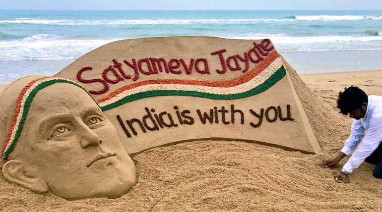 Kulbhushan Jadhav Saved From a Death Sentence. Image Sudarsan Pattnaik