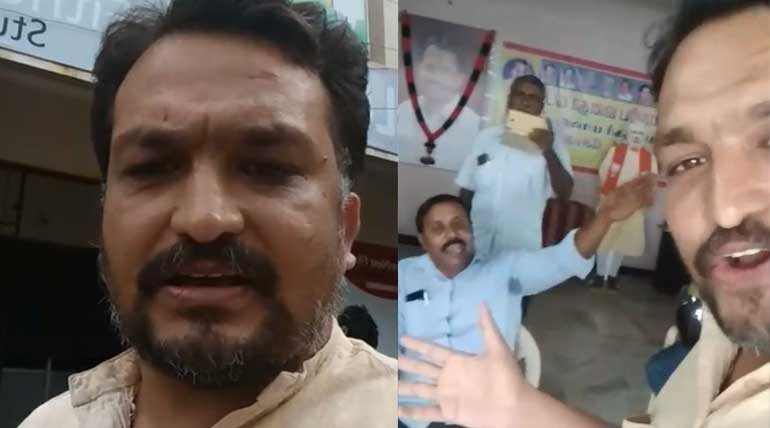 Attack on Environmental Activist Piyush Manush at Salem BJP Office Live in Facebook