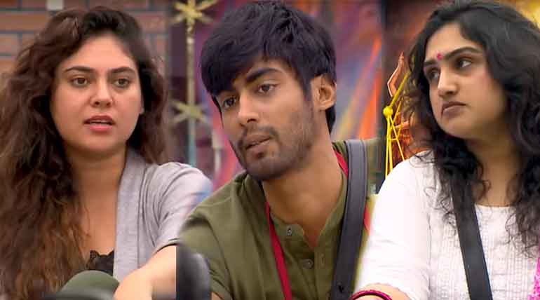 Bigg Boss Tamil Contestant Vanitha, Sherin and Tharshan