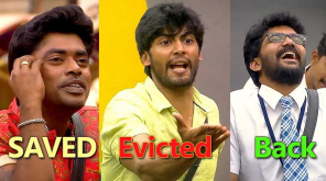 Sandy saved, Tharshan evicted, Kavin back in the Bigg Boss Tamil Show