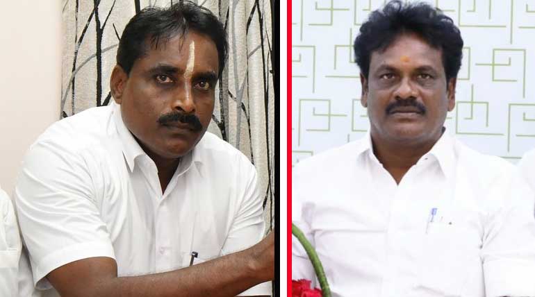 AIADMK Candidates Vikravandi candidate Muthamizhselvan and Nanguneri candidate Narayanan