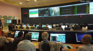 View of Control Centre at ISTRAC, Bengaluru. Vikram Lander of Chandrayaan2 Success