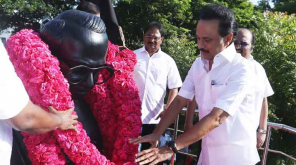 DMK Leader Stalin in Arignar Anna 111th Birthday