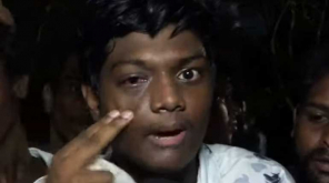 Vijay fans beaten up by police in Bigil Audio Launch. Photo: TN360