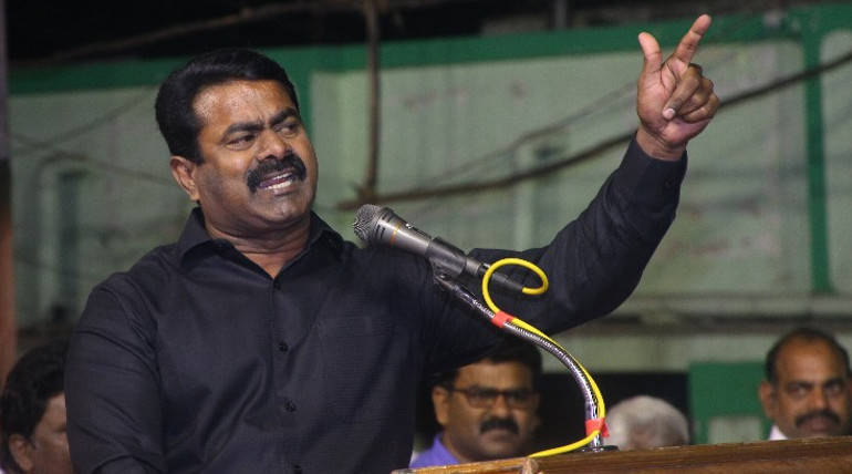 Seeman at Nanguneri and his thoughts about the Revolution of Tamil Legends. Image courtesy:Naamtamilar.org