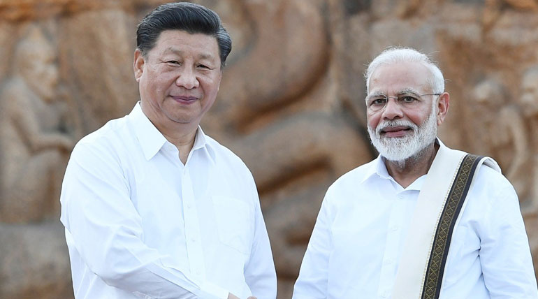  China President Xi Jinping and PM Modi in Mamallapuram