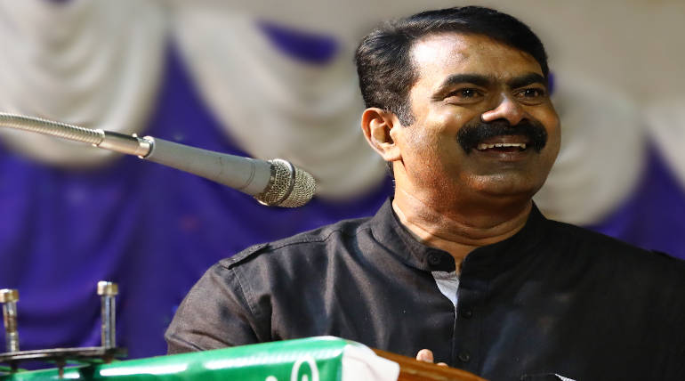 Seeman Requests Government to Make Attur, a New District. Photo Courtesy: NTK