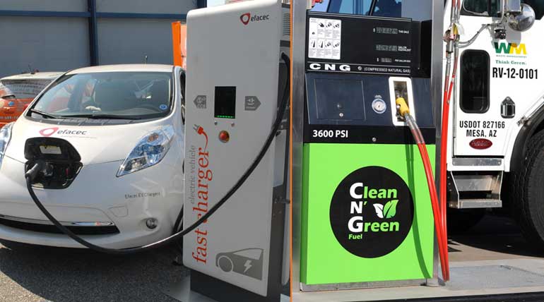 Electric and CNG Vehicle