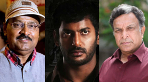 Director K Bhagyaraj, Actor Vishal and Actor Naasar / File Photo