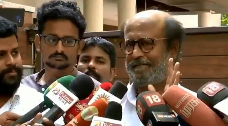 Rajinikanth says He Neither Regret Nor Apologise For his Comments on Periyar