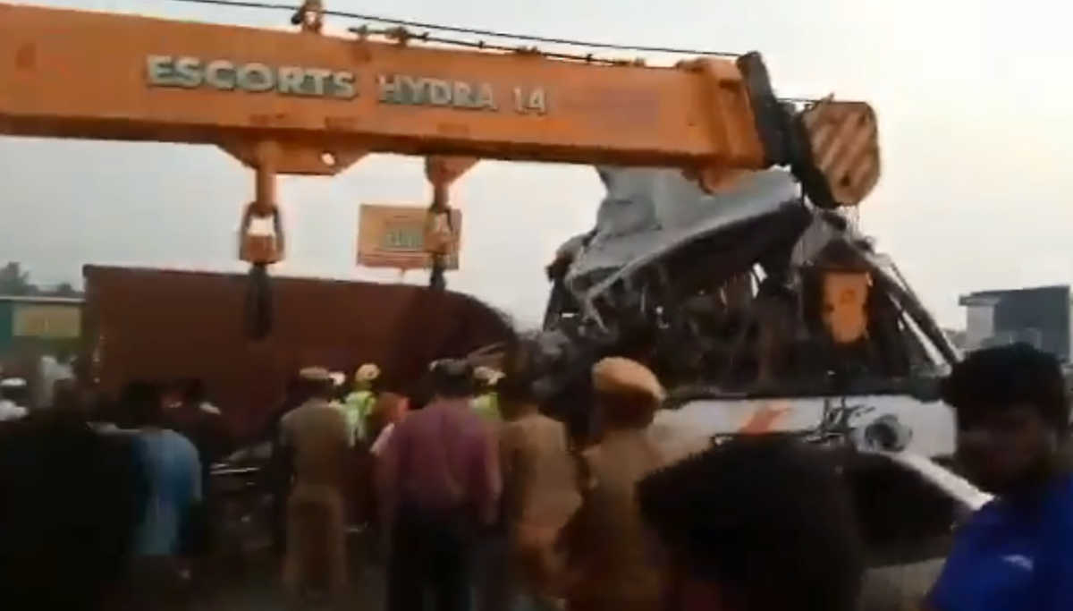 Tirupur Bus Accident