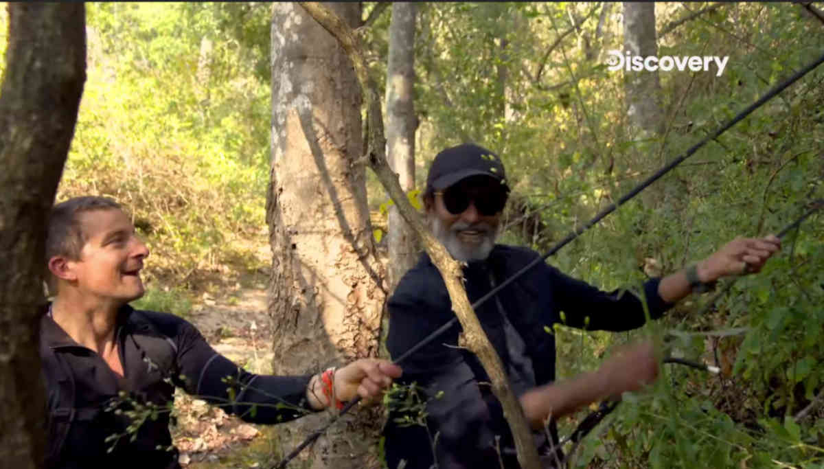 Rajinikanth Into the Wild with Bear Grylls Sneak Peek