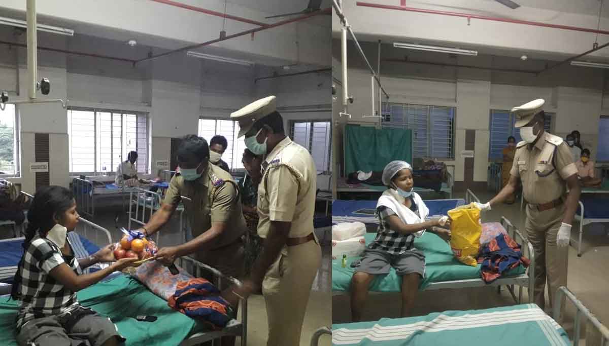 Coimbatore: Senior police officer fulfils migrant workers need as soon as the information received at hospital.