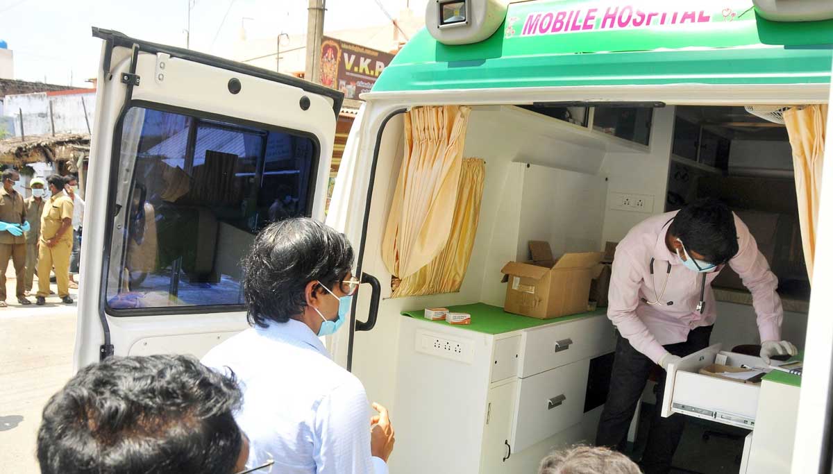 Tiruppur Collector inspected Containment Zone