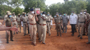 Police Officer Subramanian Funeral