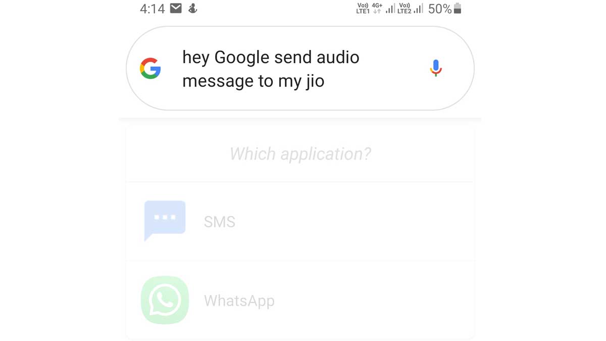 Send Audio Messages via Google Assistant 