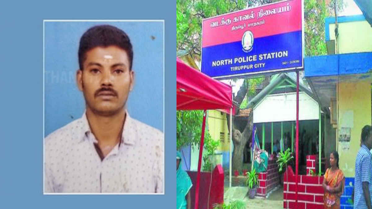 In Tirupur a man who was taken for interrogation has died