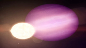 Artist's Illustration of WD 1856 b orbiting Dead White dwarf (Image: NASA Goddard Space Flight Center)