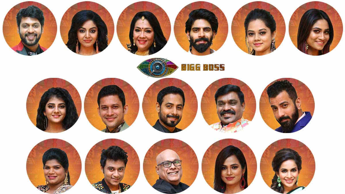 Bigg Boss Tamil 4 2020 Contestants Photos