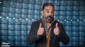 Kamal Haasan symbolically saying two more days for BB4 Premier..