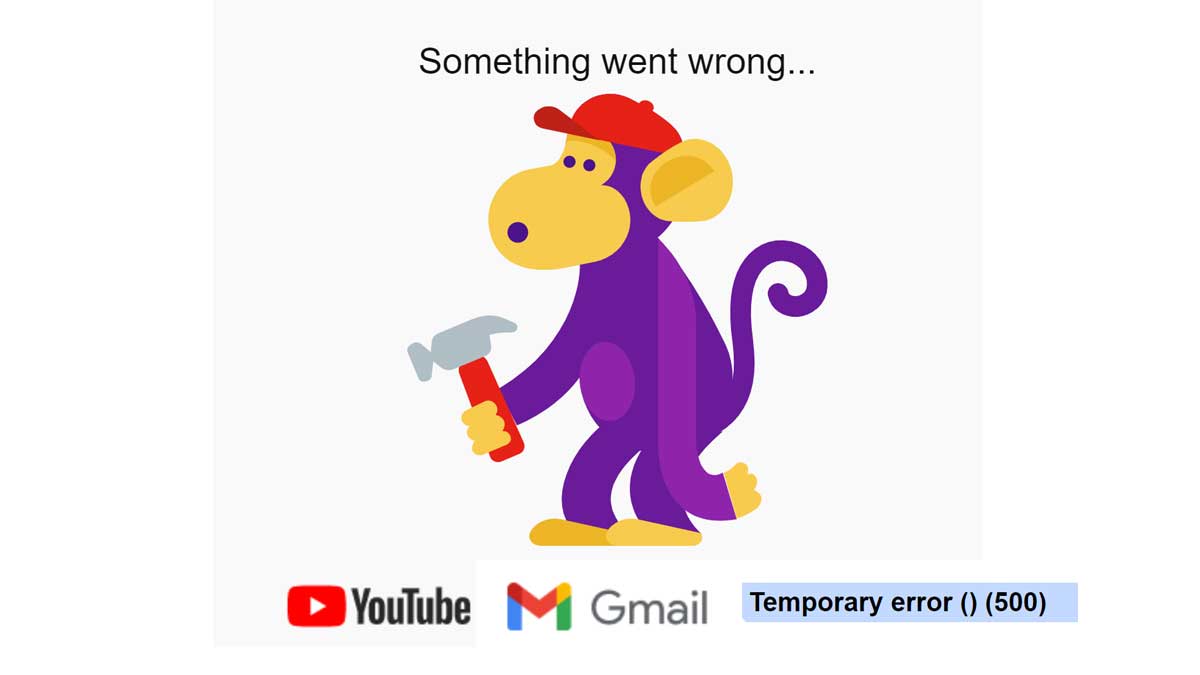 Gmail, YouTube, Gsuite and other Google Services are Down Worldwide