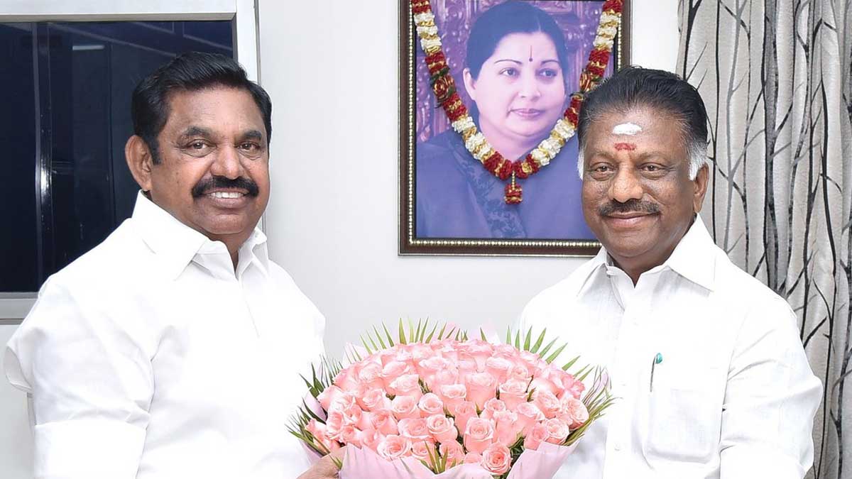 CM Edappadi Palanisamy and Deputy CM O Panneerselvam