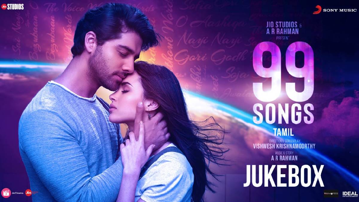 99 Songs (2021) Co-written and produced by A R Rahman is scheduled to release on April 6, 2021